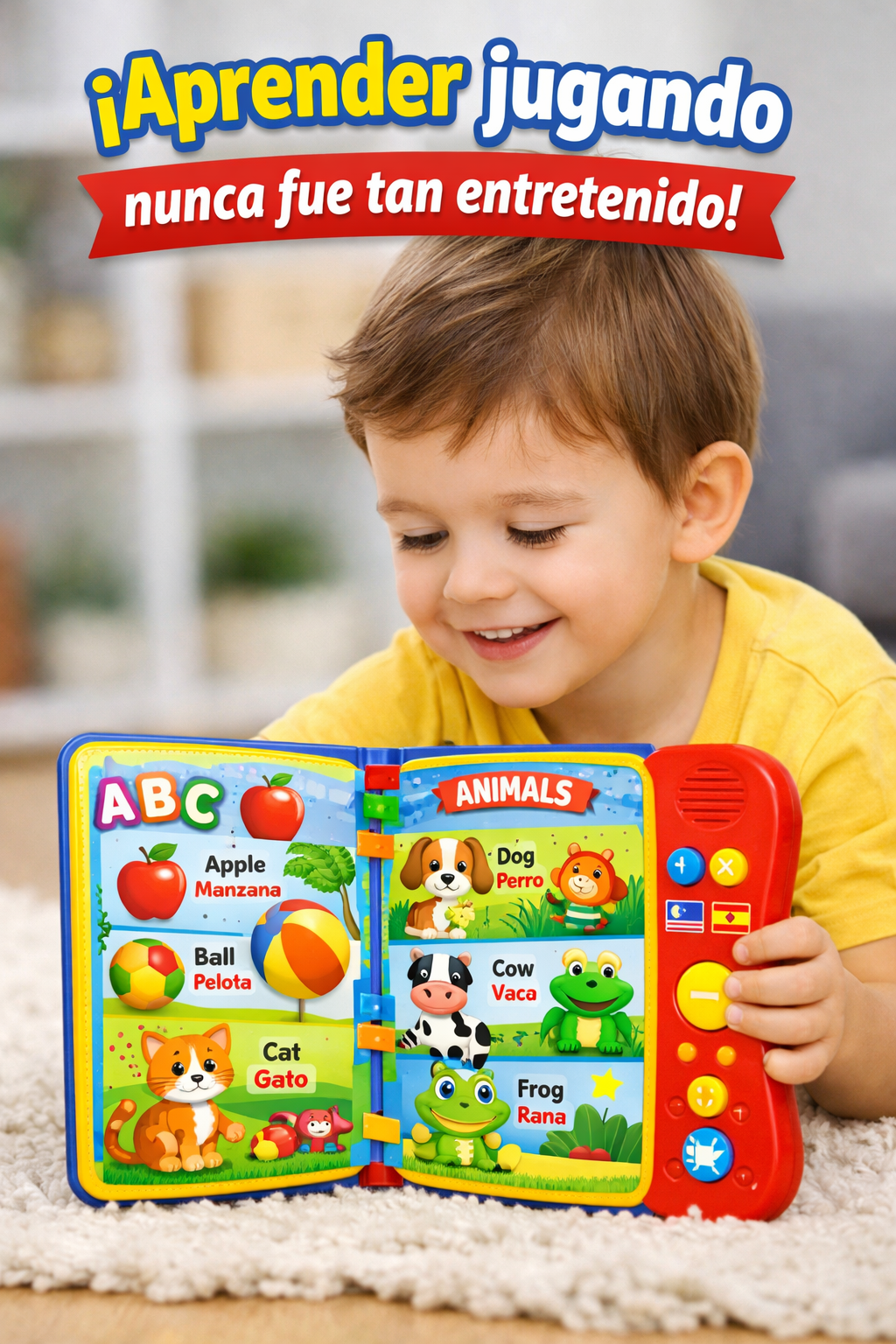 LIBRO DIDACTICO INTERACTIVO BILINGUE INFANTIL